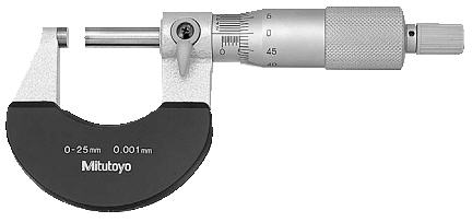Micromètre d'extérieur Mitutoyo 102-301 (0-25mm)