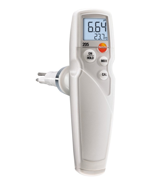 Testo 205 - pHmètre poignée pH/température