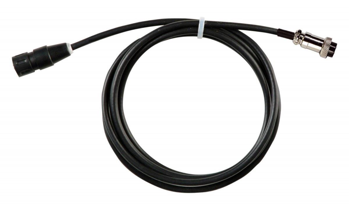 Câble pour électrodes, Ø 3 mm, tête à vis-DIN, 1 m