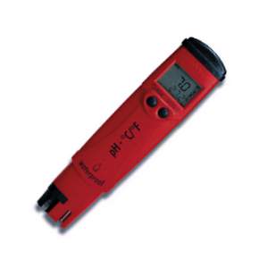HANNA HI 98128 pH mètre électronique de poche pH-T° électrique étanche, résolution 0,01 pH