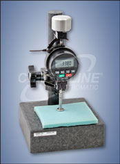 Micromètre d'epaisseur  digital MTG,pointe de contact de 25mm dediamètre,et poids de 1104 g