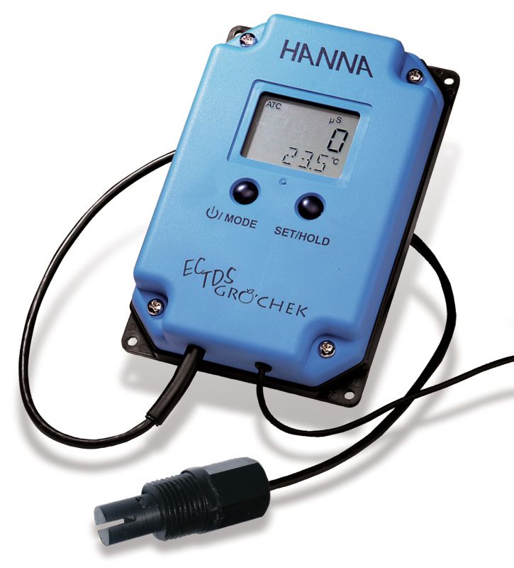 Hanna HI 993301 Indicateur EC-TDS-°C, 3999 µS ; 2000 mg/L