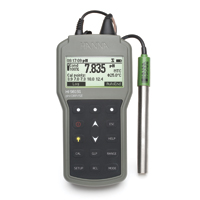 Hanna HI-98191 pH-/mV-/ionomètre portatif professionnel étanche, résolution 0,001 pH, système Calibration Check 