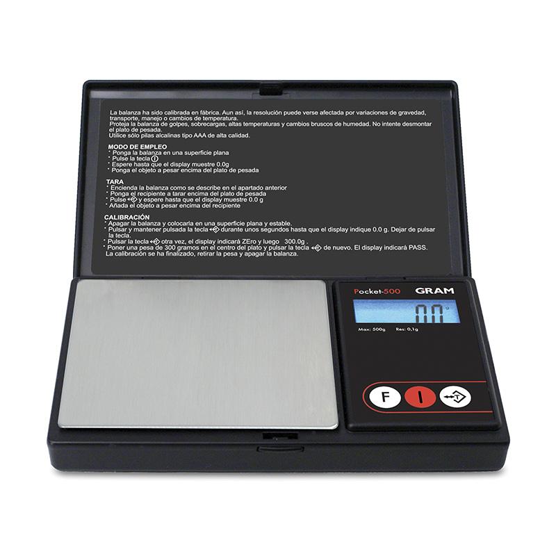  Balance de poche Gram Pocket 500 g, Résolution 0,1 g. (Commande minimale 5 unités)