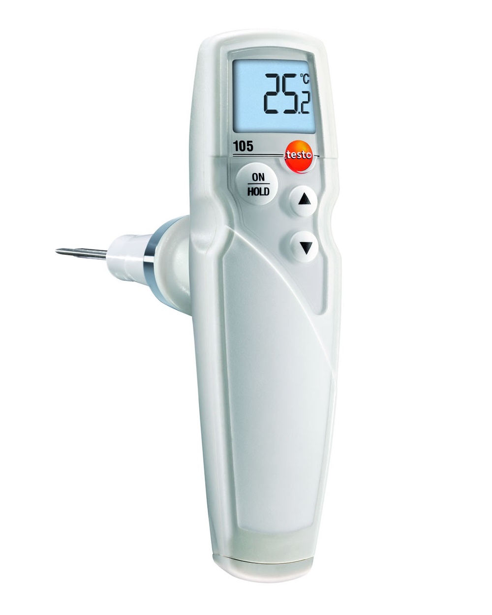 Thermomètre Testo 105 (0563 1051) avec pointe de sonde de pénétration pour aliment conforme EN 13485