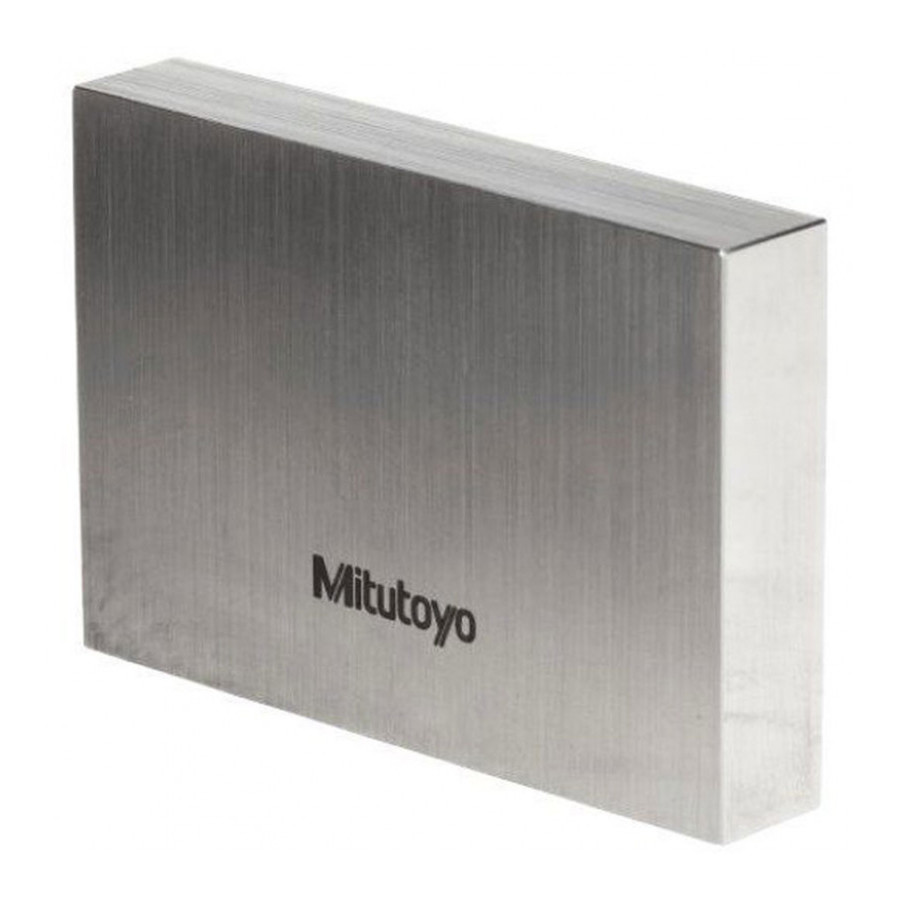 Mitutoyo 611635-031. Cale parallèle individuelle en acier classe 1 de 25 mm.