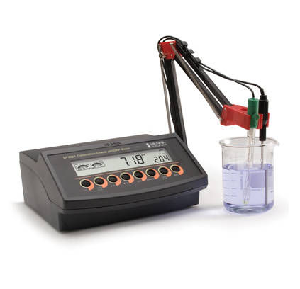 HANNA HI-2221 pH-mètre de laboratoire avec fonction Calibration Check