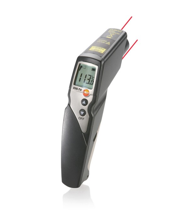 Testo 830-T4 - Thermomètre infrarouge avec marquage visée laser 2 points (optique 30:1)